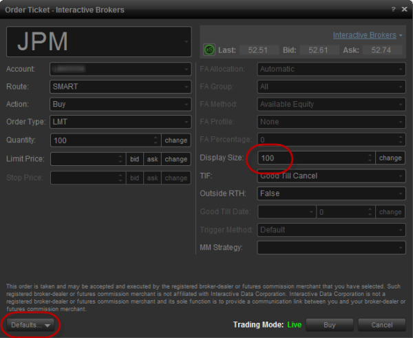 esignal-default-trade-size-order-ticket